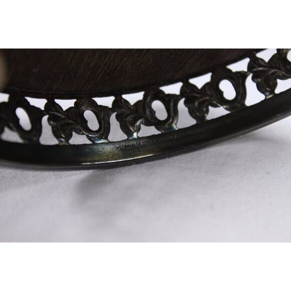 Vintage 2 English bottle coasters, bottle sliders, silver plated key trays, - Picture 9 of 9